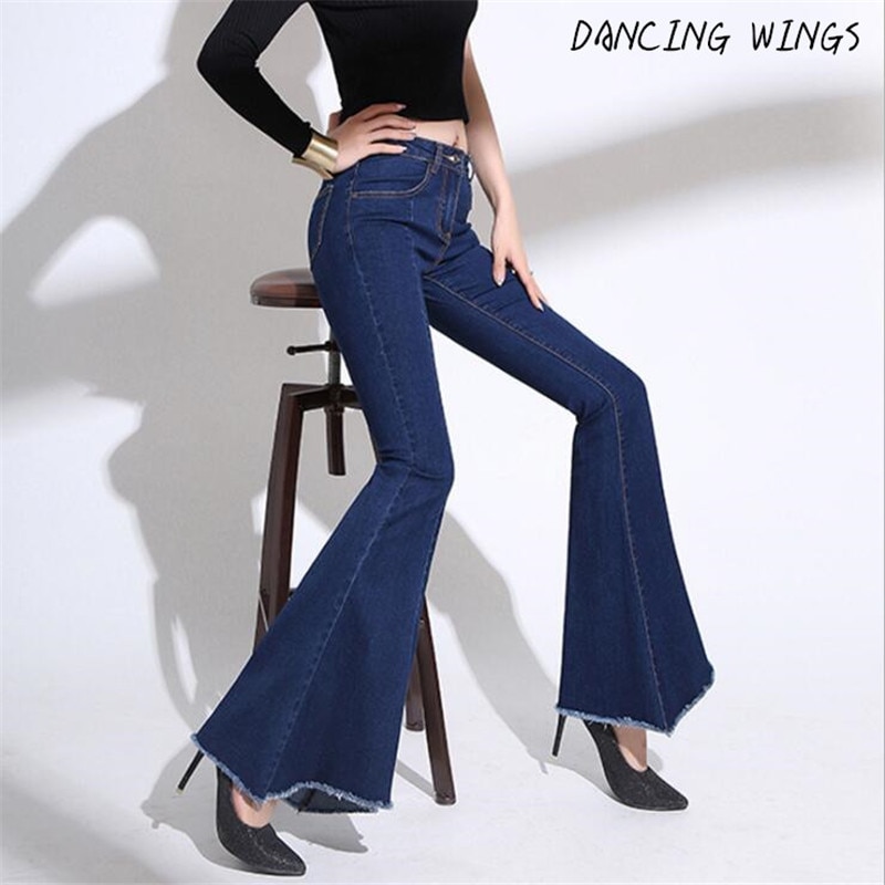  ÷  (High)  (㸮  Bottom Skinny Denim Pants  ĳ־ Wide Leg Jeans